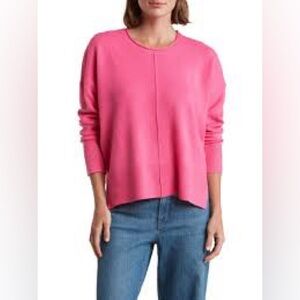 French Connection Vibrant Pink Crew Neck Sweater